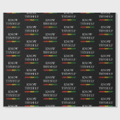 Zwarte geschiedenismaand WEET ZELF BHM Motivatie Cadeaupapier (Vlak)