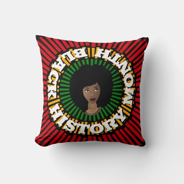 Zwarte geschiedenismaand, zon- en zwarte vrouw kussen (Voorkant)