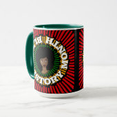 Zwarte geschiedenismaand, zon- en zwarte vrouw mok (Voorkant links)