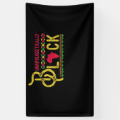 Zwarte-geschiedenismaand zonder apologetisch zwart spandoek (Verticaal)