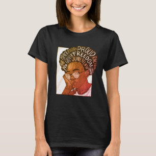 Zwarte geschiedenismaandcitaten - Melanin Woman T-shirt