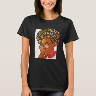 Zwarte geschiedenismaandcitaten - Melanin Woman T-shirt
