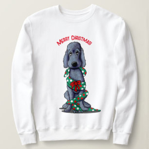 Zwarte geschoren Goldendoodle Plus Size Sweatshirt