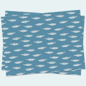 Zwarte getipte rifhaai tissuepapier