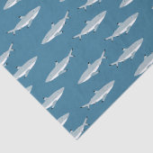 Zwarte getipte rifhaai tissuepapier (Detail)