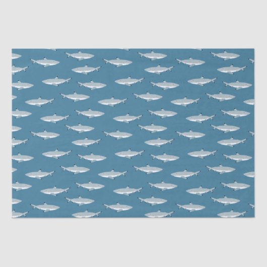 Zwarte getipte rifhaai tissuepapier (Voorkant)