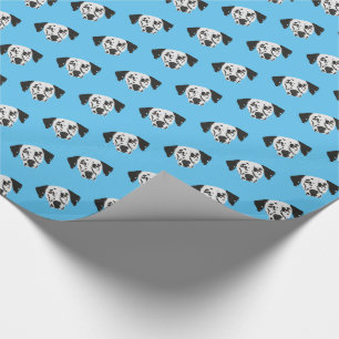Zwarte-Gevlekte Dalmatiër Hond Patroon Cadeaupapier