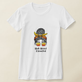 Zwarte Gezegende & Mooie Vrouwen T‑Shirt T-shirt