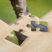 Zwarte Gier Natuur Puzzel (Zijkant)