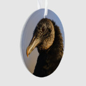 zwarte gier ornament (voorkant)