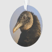 zwarte gier ornament (voorkant)