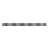 Zwarte Gingham Grosgrain Ribbon Lint (Voorkant)