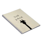 Zwarte Giraffe Notitieboek (Rechterzijde)