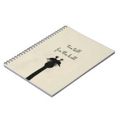 Zwarte Giraffe Notitieboek (Linkerzijde)