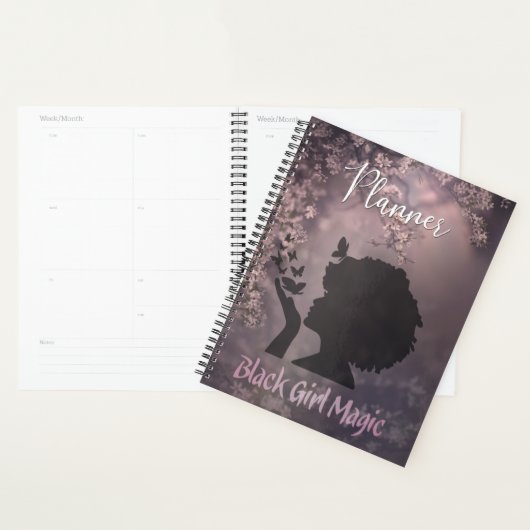 Zwarte-Girl Magic Planner voor zwarte vrouwen (Display)