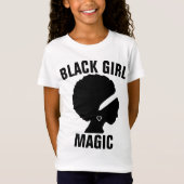 ZWARTE GIRL MAGIC T-SHIRS T-SHIRT (Voorkant)