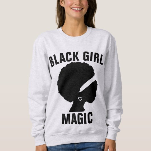 ZWARTE GIRL MAGIC T-SHIRS TRUI (Voorkant)