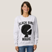 ZWARTE GIRL MAGIC T-SHIRS TRUI (Voorkant volledig)
