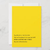 Zwarte Girl Summer Beach Birthday Party Kaart (Achterkant)