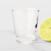 Zwarte Glam Hoge Hakken Shot Glas (Links)