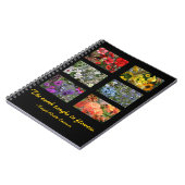 Zwarte Glas in lood Ventilator Notitieboek (Linkerzijde)