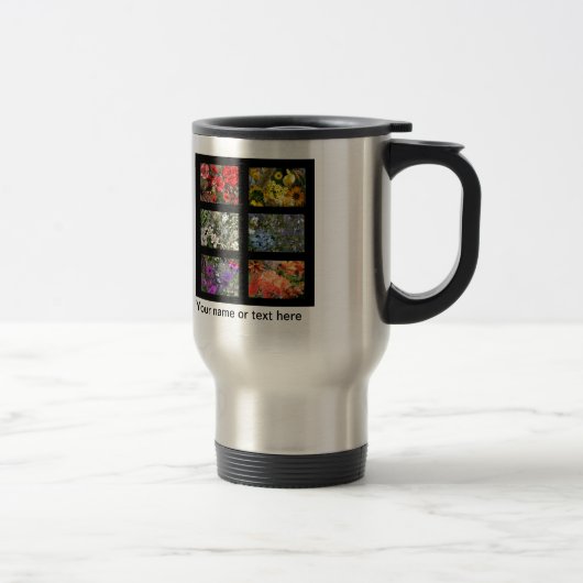 Zwarte Glas in lood Ventilator Reisbeker (Rechts)
