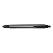 Zwarte Glitter Drift Gepersonaliseerde Monogram Na Inkt Pen (Achterkant)