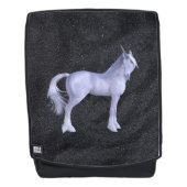 Zwarte glitter en eenhoorn rugtassen (Voorkant)