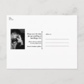 Zwarte Glitter Glam Schitterende Schedel Gotische Aankondigingskaart (Achterkant)