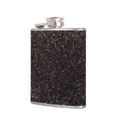 Zwarte glitter heupfles (Links)