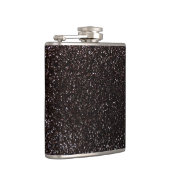 Zwarte glitter heupfles (Rechts)