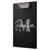 Zwarte glitter klembord (Links)