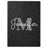 Zwarte glitter klembord (Achterkant)