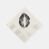 Zwarte Glitter Lips #3 Servetten (Hoek)