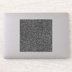Zwarte Glitter Look Sticker