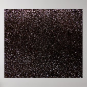 Zwarte glitter poster (Voorkant)