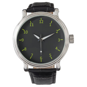 Zwarte gloed horloge