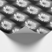 zwarte gloeiende witte maaltijd cadeaupapier (Hoek)