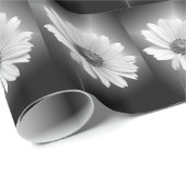 zwarte gloeiende witte maaltijd cadeaupapier (Rol Hoek)