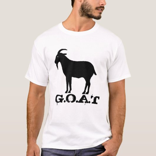 Zwarte GOAT T-shirt (Voorkant)