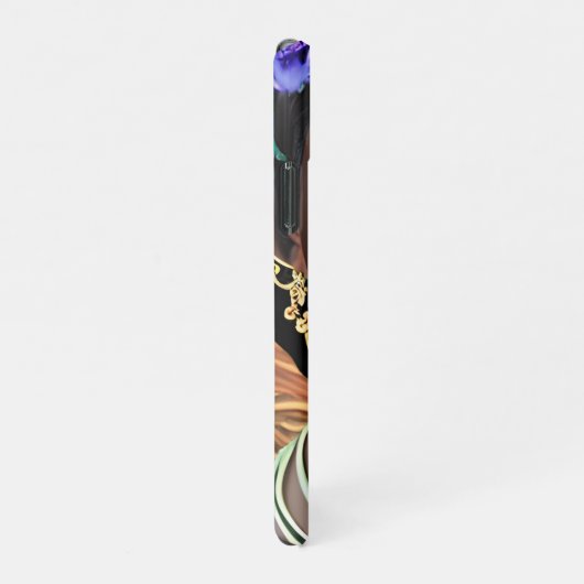 Zwarte godin | Afro-Amerikaanse vrouw AI Art iPhone Hoesje (Rechterkant)