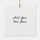 Zwarte godin | Afro-Amerikaanse vrouw AI Art Keramisch Ornament (Achterkant)