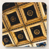Zwarte Gold-architectuur Bier Onderzetter (Voorkant)
