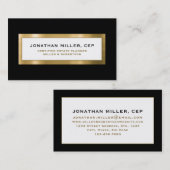 Zwarte Gold Estate-planning Visitekaartje (Voorkant / Achterkant)