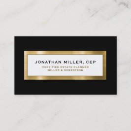 Zwarte Gold Estate-planning Visitekaartje