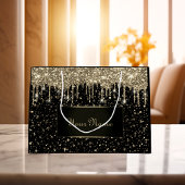 Zwarte Gold Minimumnaam Lux VIP Glitter Drivers Groot Cadeauzakje