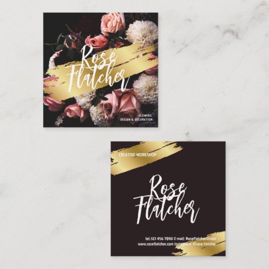 Zwarte Gold Workshop Afsprakenkaartje (Voorkant / Achterkant)