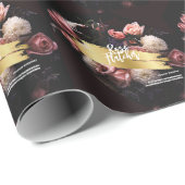 Zwarte Gold Workshop Cadeaupapier (Rol Hoek)