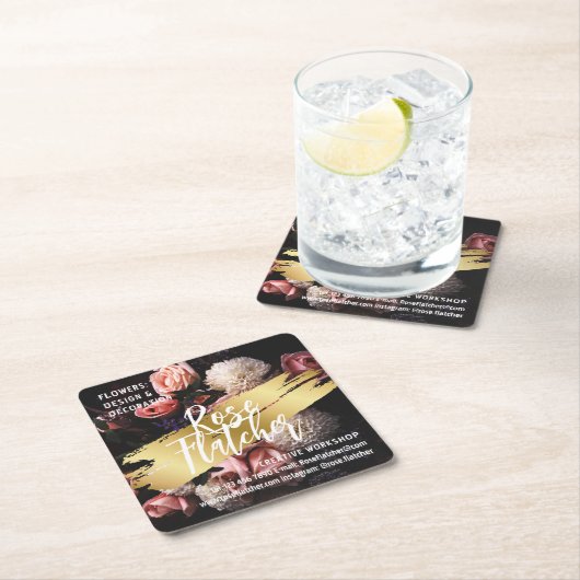 Zwarte Gold Workshop Kartonnen Onderzetters (Insitu)