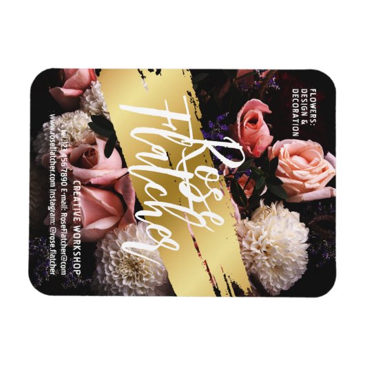 Zwarte Gold Workshop Magneet (Horizontaal)